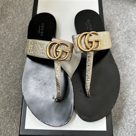 gucci marmont thong sandals sale.